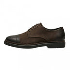 Men's vintage leather shoes, men's fashionable casual shoes, breathable lace-up men's shoes