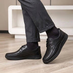 QHCCID | Handcrafted Vintage Leather Men's Shoes (Thick Sole)