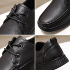 QHCCID | Handcrafted Vintage Leather Men's Shoes (Thick Sole)