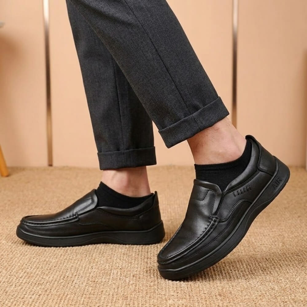 QHCCID | Genuine Leather Slip-On (Business Casual)