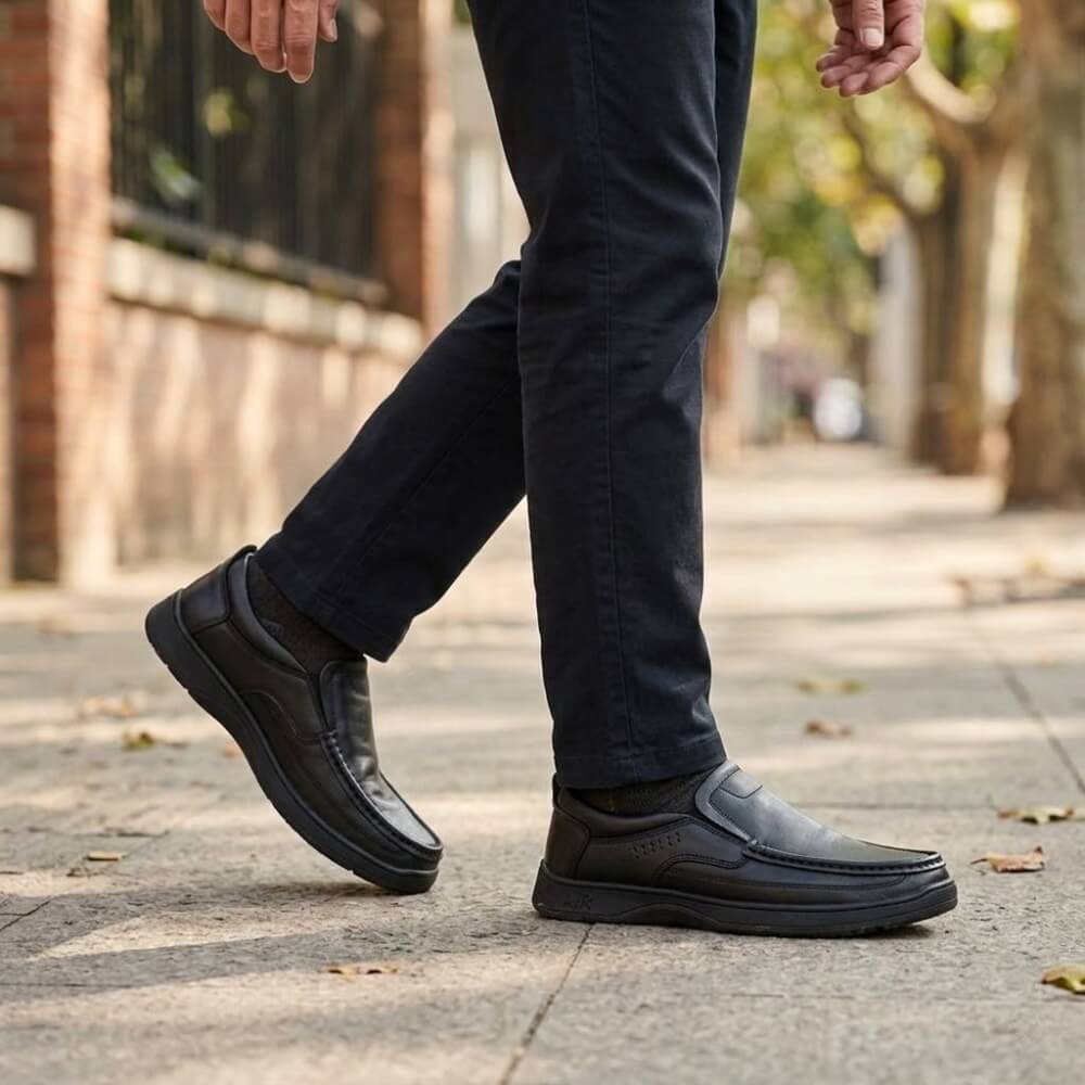 QHCCID | Genuine Leather Slip-On (Business Casual)