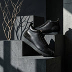 QHCCID Fashion Men's High Top lightweight comfortable cowhide casual trendy men's shoes