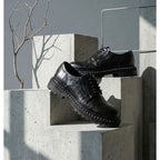 QHCCID | Handcrafted Vintage Horsehide Derby Shoes