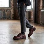 QHCCID | Handcrafted Vintage Horsehide Derby Shoes