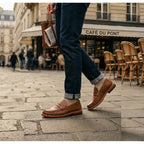 QHCCID | Handmade vintage leather shoes (business style)