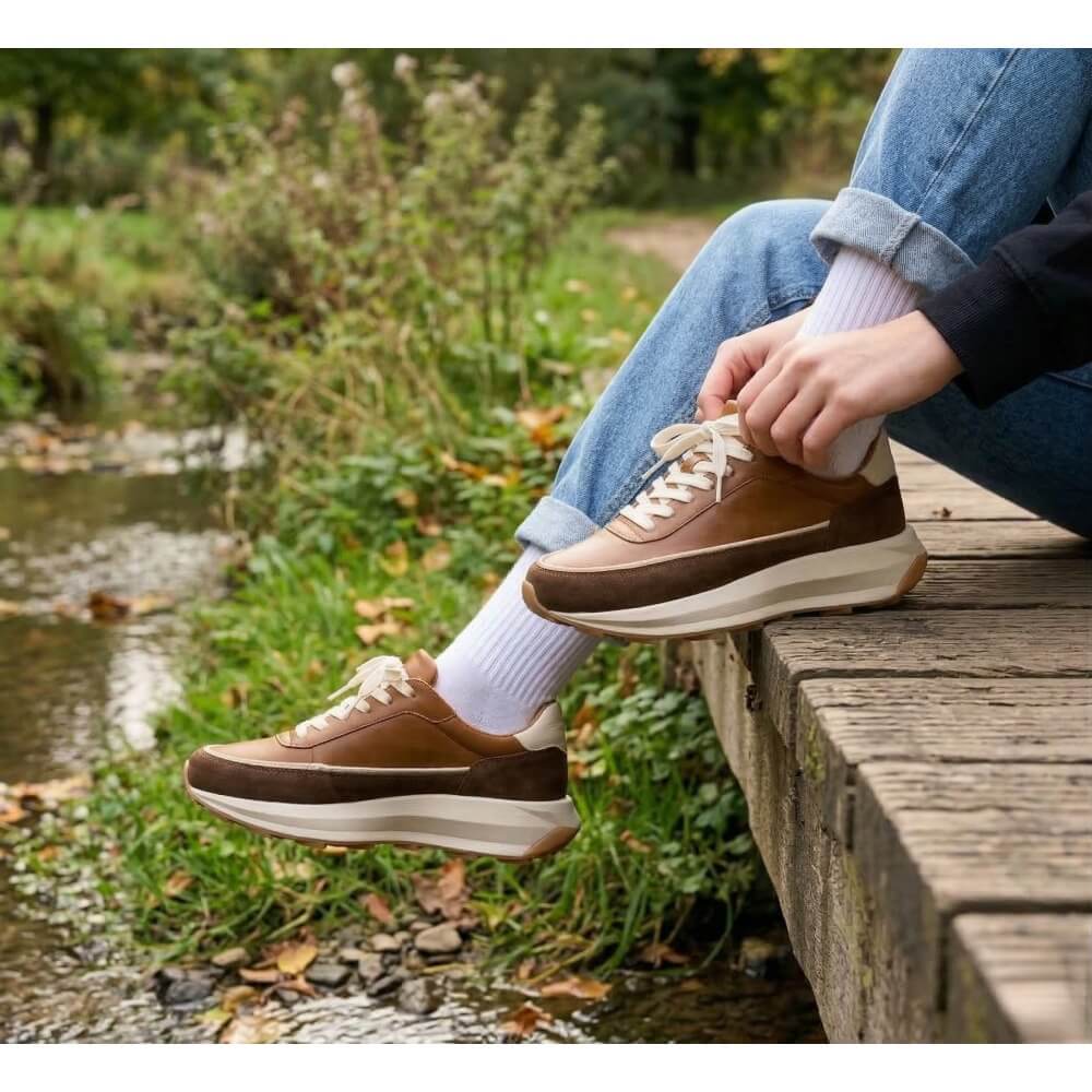 QHCCID | Soft-textured sports leather shoes (casual style)