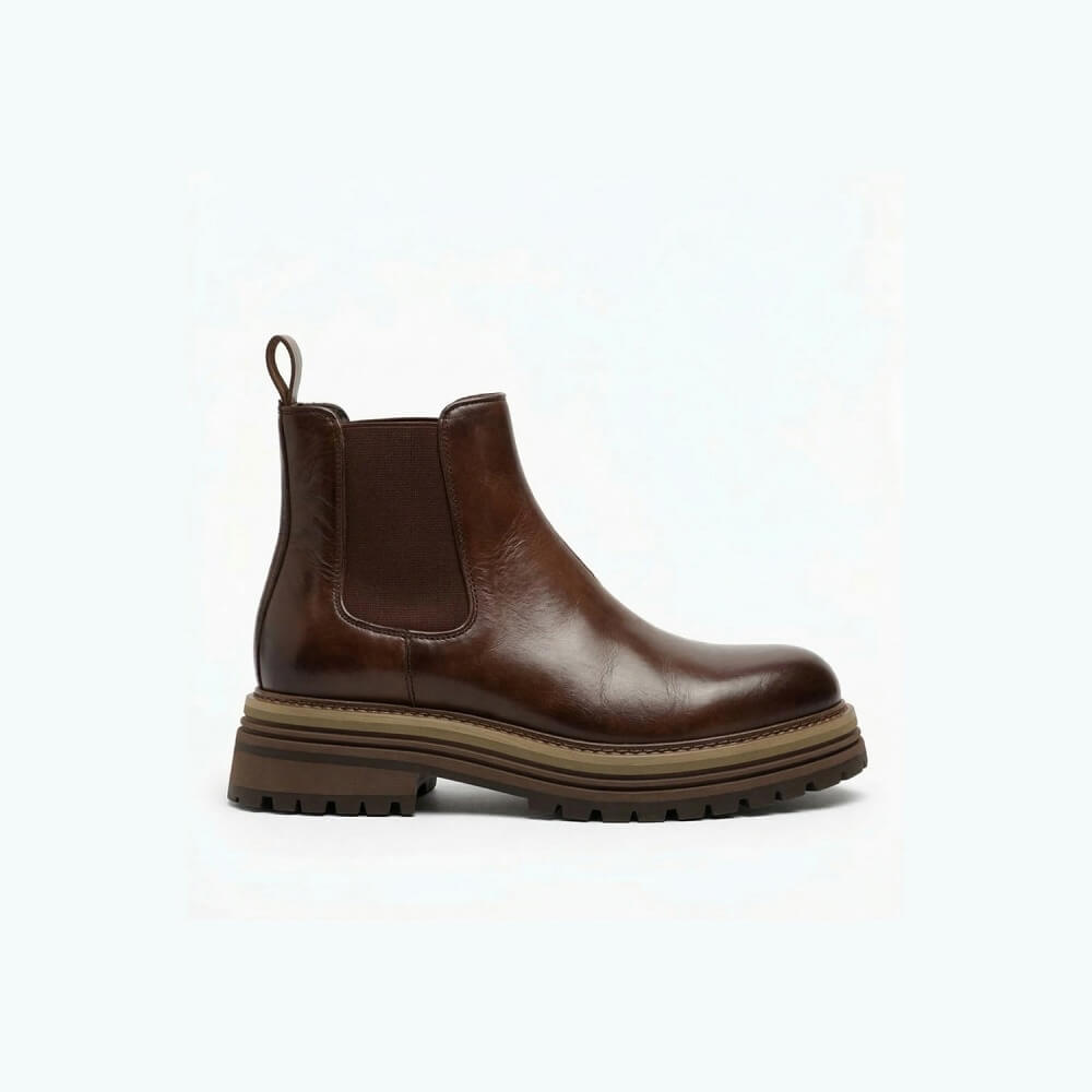 QHCCID | Workwear Thick-soled High-top Boots