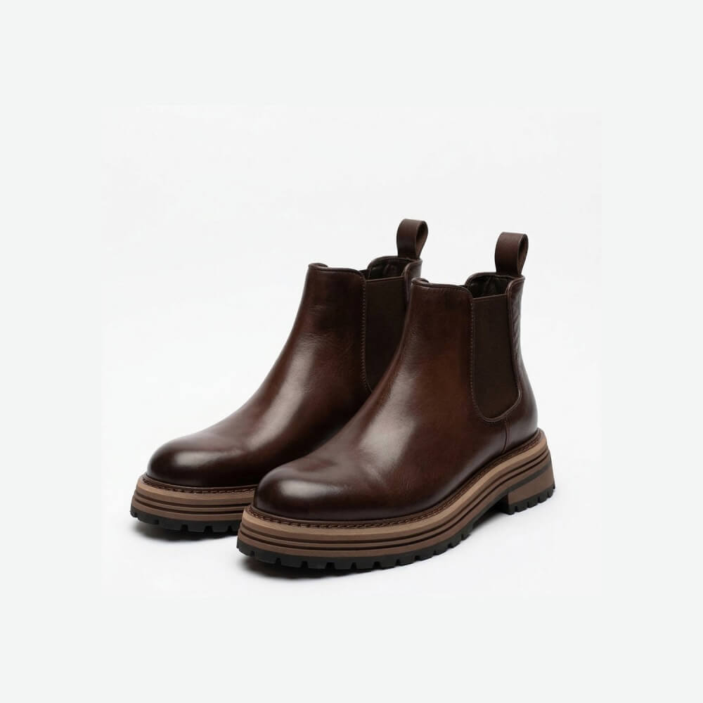 QHCCID | Workwear Thick-soled High-top Boots