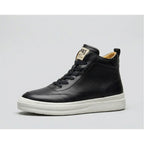 QHCCID | High-top Leather Casual Sneakers