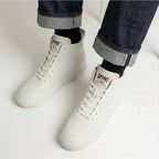 QHCCID | High-top Leather Casual Sneakers