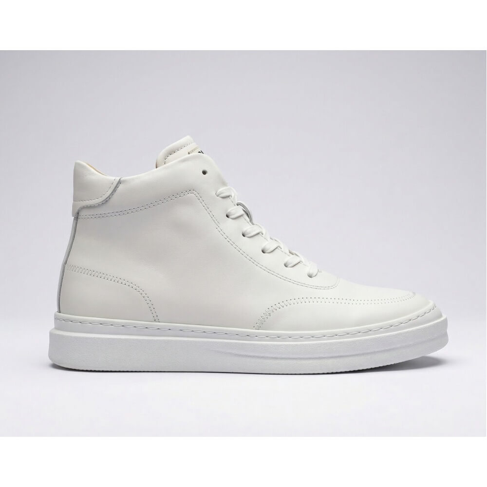 QHCCID | High-top Leather Casual Sneakers