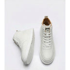QHCCID | High-top Leather Casual Sneakers