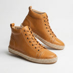 QHCCID | Vintage Leather High-top Casual Shoes