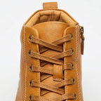 QHCCID | Vintage Leather High-top Casual Shoes