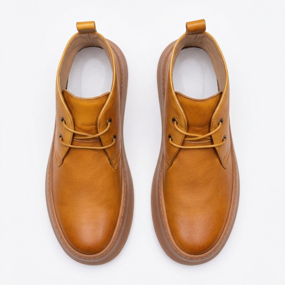 QHCCID | Genuine Leather Desert Boots