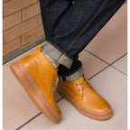 QHCCID | Genuine Leather Desert Boots