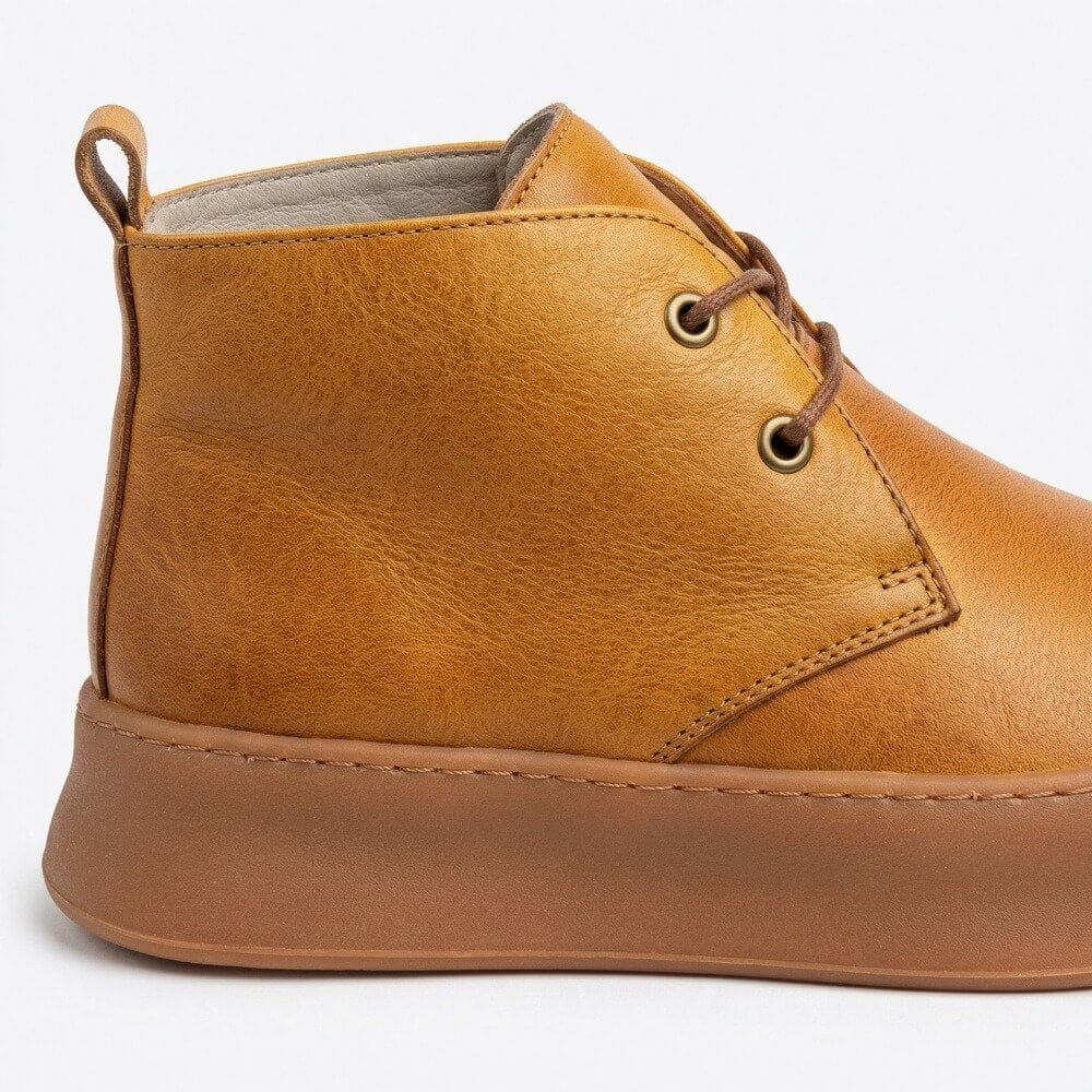 QHCCID | Genuine Leather Desert Boots
