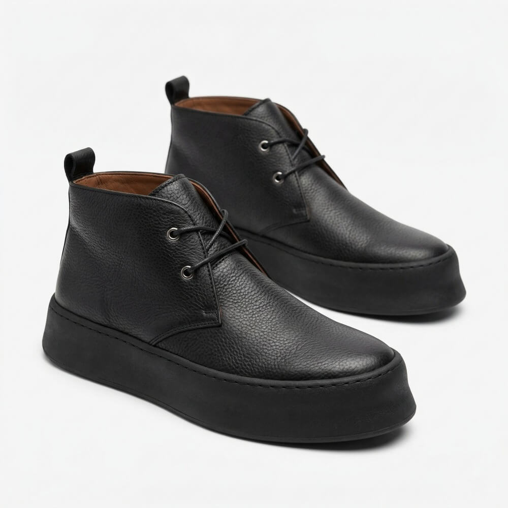 QHCCID | Genuine Leather Desert Boots