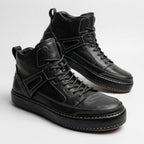 QHCCID | Workwear Leather High-Top Shoes