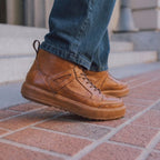 QHCCID | Workwear Leather High-Top Shoes