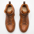 QHCCID | Workwear Leather High-Top Shoes