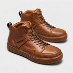 QHCCID | Workwear Leather High-Top Shoes