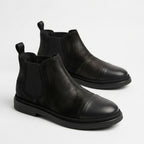 QHCCID | Dark High-Top Boots