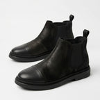 QHCCID | Dark High-Top Boots
