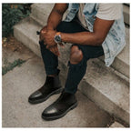 QHCCID | Dark High-Top Boots
