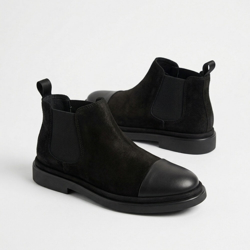 QHCCID | Dark High-Top Boots
