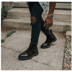 QHCCID | Dark High-Top Boots