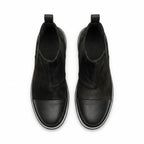 QHCCID | Dark High-Top Boots