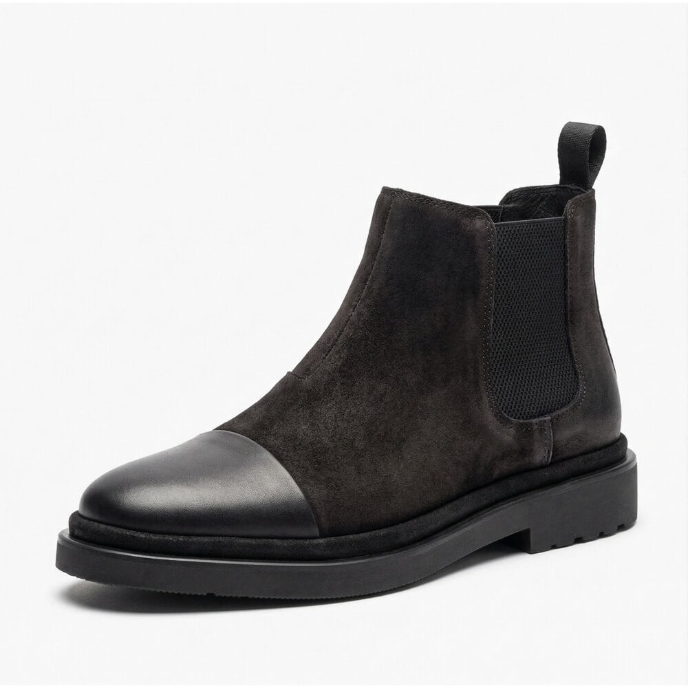QHCCID | Dark High-Top Boots