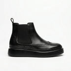 QHCCID | Thick-soled Brocade Embroidered Boots