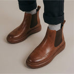 QHCCID | Thick-soled Brocade Embroidered Boots