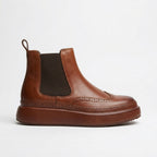 QHCCID | Thick-soled Brocade Embroidered Boots