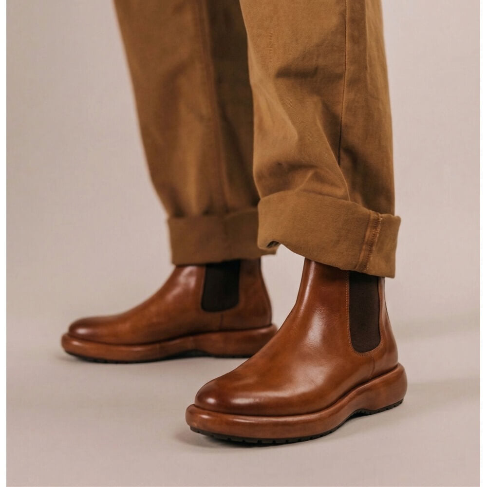 QHCCID | Minimalist Thick-soled Boots
