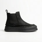 QHCCID | Retro Thick-soled High-top Boots