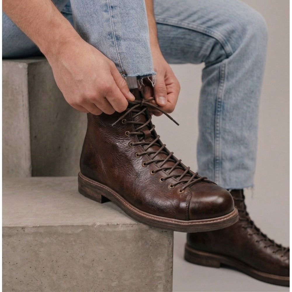 QHCCID | Vintage High-Top Boots
