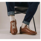 QHCCID | Handmade Vintage Leather Training Shoes