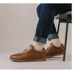 QHCCID | Handmade Vintage Leather Training Shoes