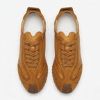 QHCCID | Retro Brown Tread Shoes
