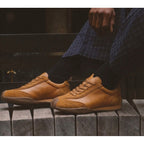 QHCCID | Retro Brown Tread Shoes