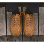 QHCCID | Retro Brown Tread Shoes