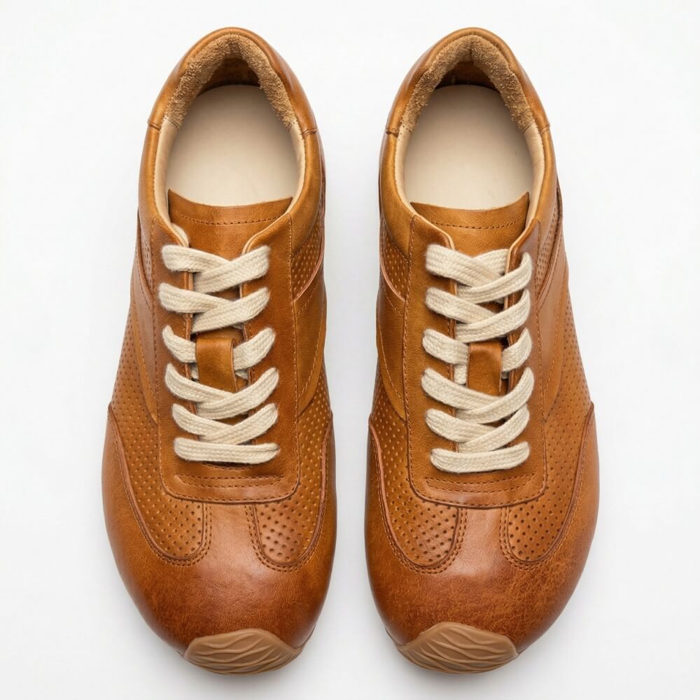 QHCCID | Breathable Leather Casual Training Shoes