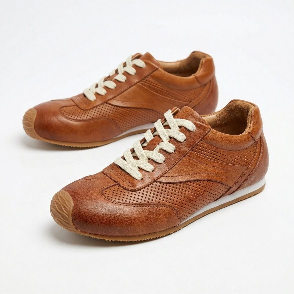 QHCCID | Breathable Leather Casual Training Shoes
