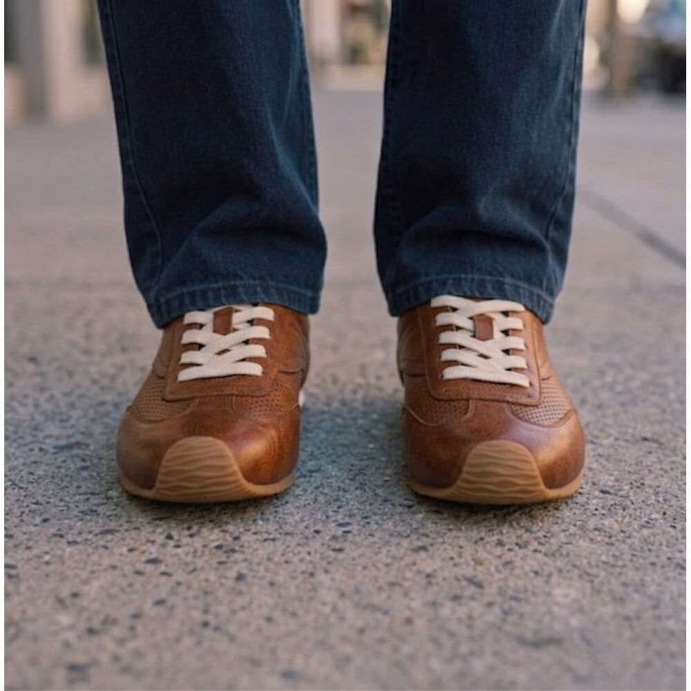 QHCCID | Breathable Leather Casual Training Shoes