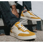 QHCCID | Genuine Leather Casual Sneakers