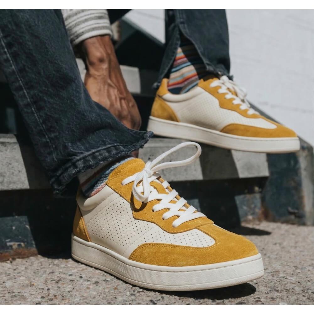 QHCCID | Genuine Leather Casual Sneakers