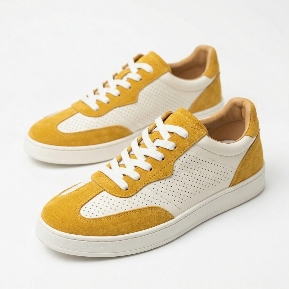 QHCCID | Genuine Leather Casual Sneakers